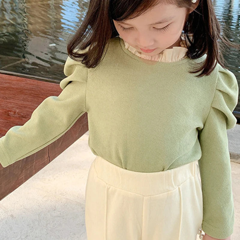 Girls Cardigan Jackets 2025 Fall Winter New Baby Cute Sweet Girls Clothing  Kids Children Top Lace Lapel Jacket For Girls Autumn