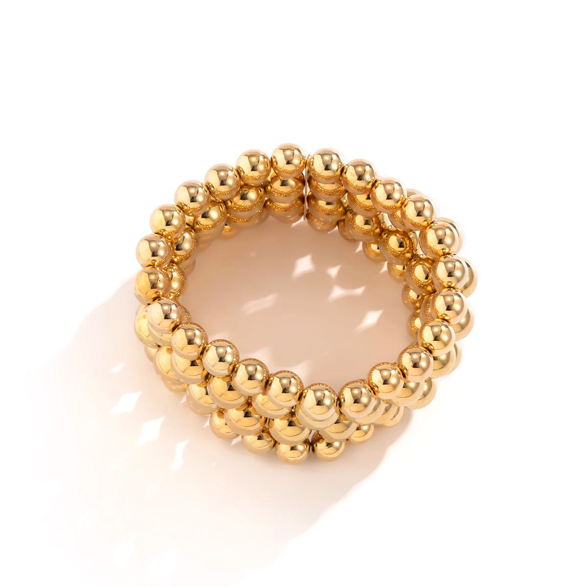 IngeSight.Z Vintage Exaggerated Plastic Big Ball Choker Necklace for Women