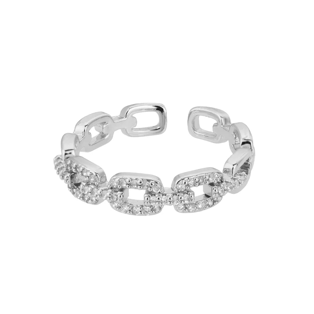 Twisté 
 Classic Zircon  Chain Rings