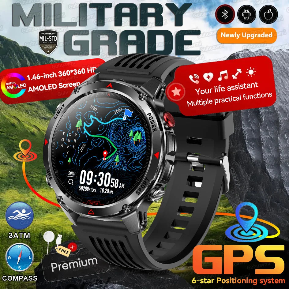 Forerunner 570 GPS Smart Watch 3ATM Waterproof  AMOLED Screen MULTI-BAND GNSS