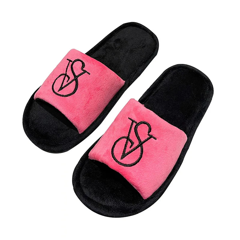 New Women's Cotton Slippers Warm Cotton Slippers Men Women Sandals Zapatos De Mujer Shoes Slides