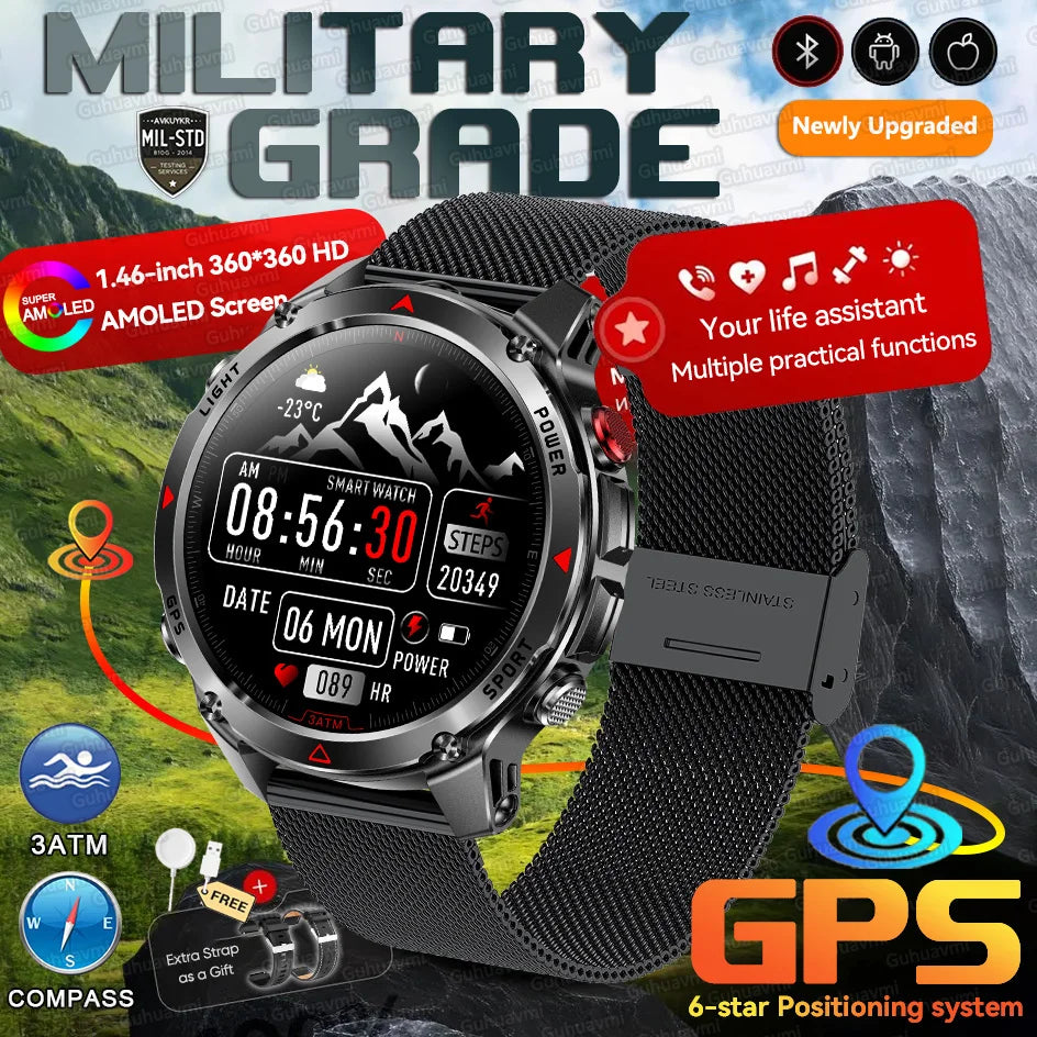 Forerunner 570 GPS Smart Watch 3ATM Waterproof  AMOLED Screen MULTI-BAND GNSS