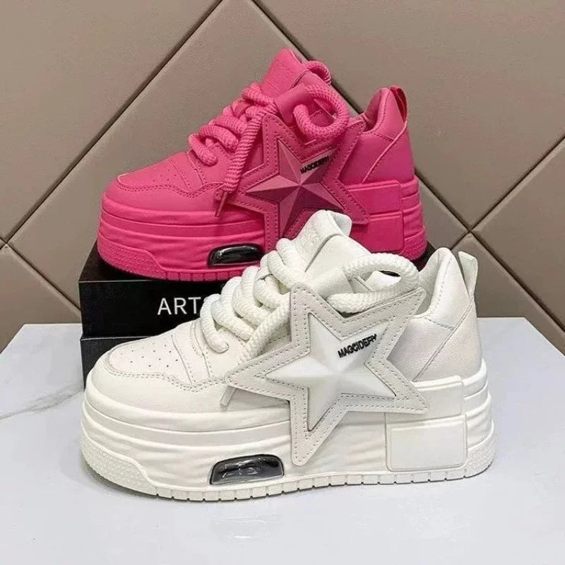 Women's Casual Sneakers Ladies Autumn New Breathable Vulcanized Sport Shoes Fashion Design Board Lightweight Women Canvas Shoes