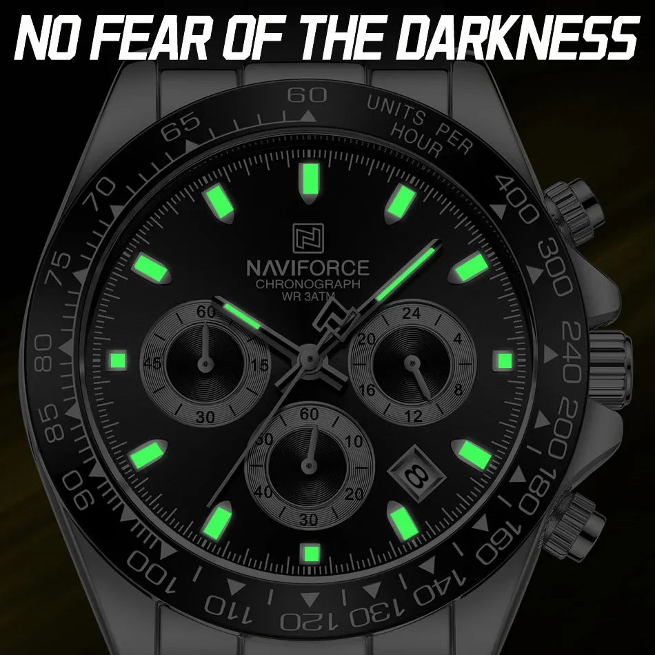 NAVIFORCE Brand NF8054 Men's Business Watches