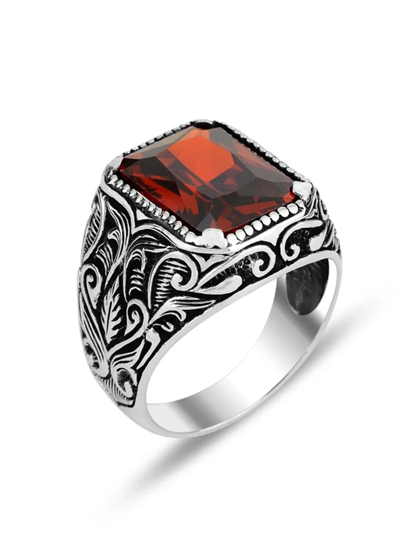 Vintage Handmade Turkish Signet Ring For Men & Women