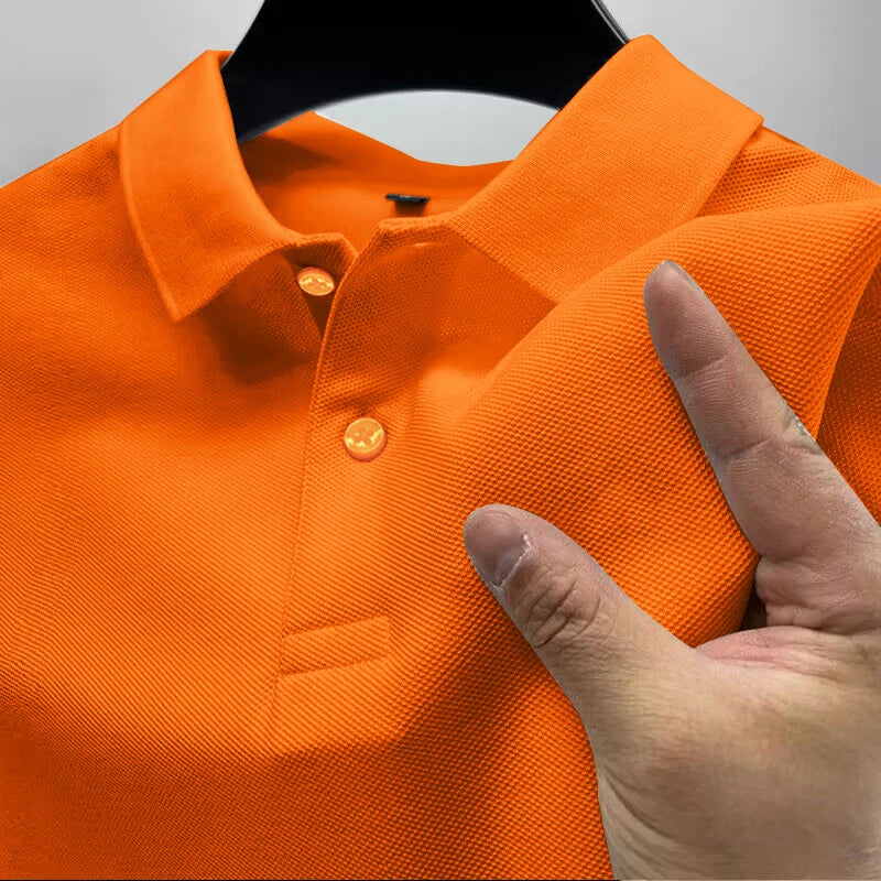 Men's Casual Polo Shirt Summer Streetwear Short Sleeve Business Casual Tops Quick-Drying Breathable Clothing POLO Shirt S-4XL