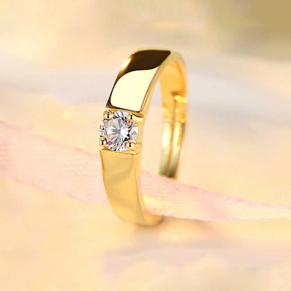Fashion Luxury Zircon Couple Rings For Women