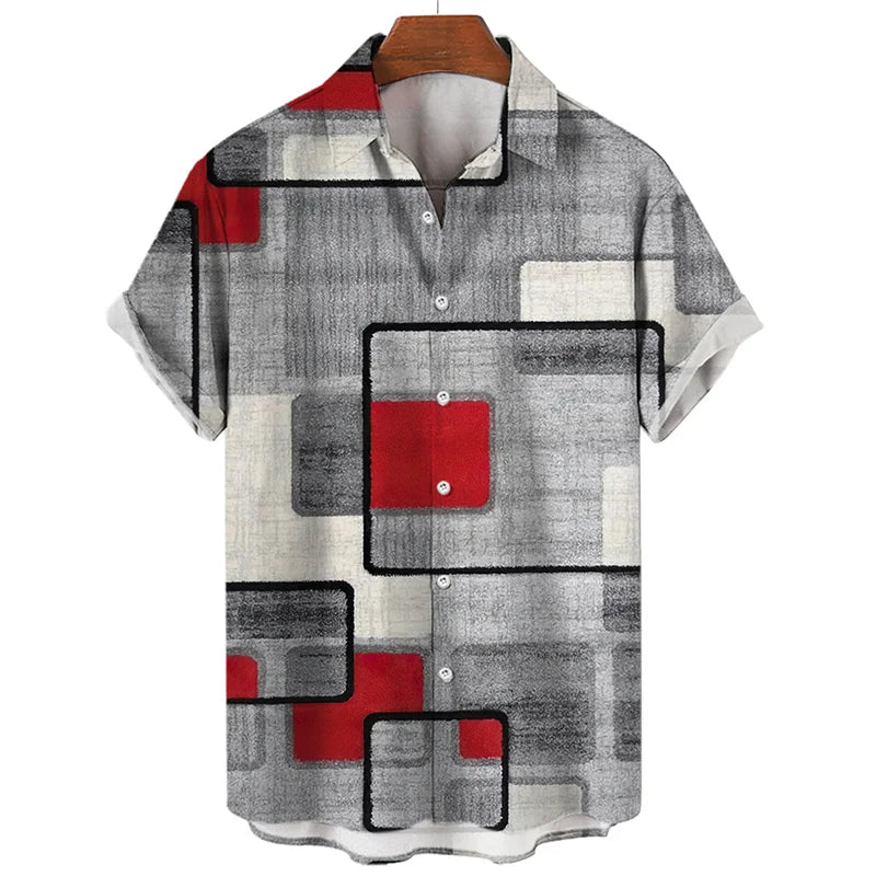 Hot New Men's High Quality Luxury Hawaii Dazn Holiday Beach Floral Shirt Elegant Men Top Sale Best Ethnic Style Clothing 2023