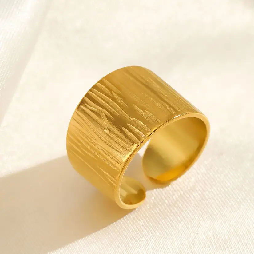 316L Stainless Steel Rings for Women Gold Color