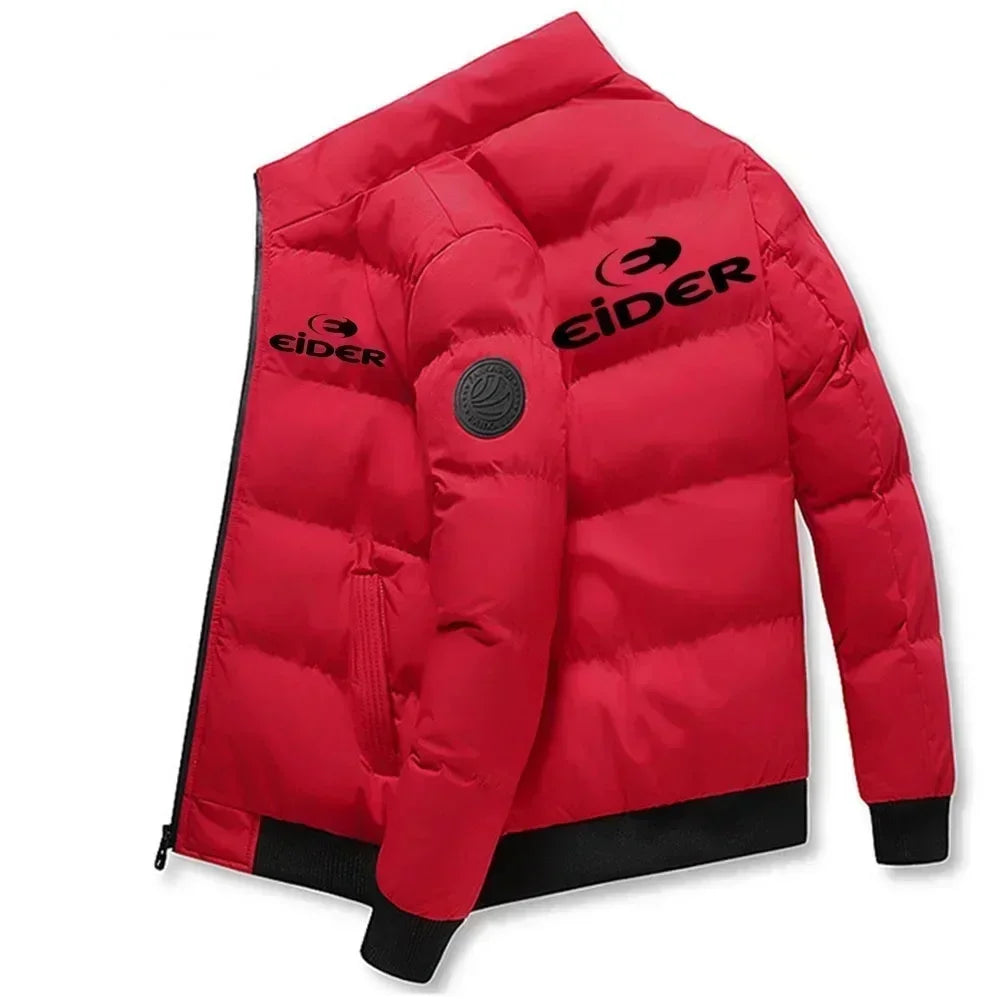 Men's Casual Cut - Windbreaker Eider Coat Parkas Men's Autumn/Winter New Thick Warm Mode Tiger Head Coat