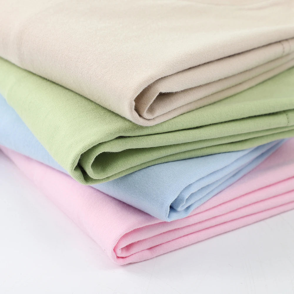 100% Cotton Solid Tshirts Men Woman Short Sleeve Fashion Brand Trend Casual Soft Clothing Tees Customized Products Summer Tops