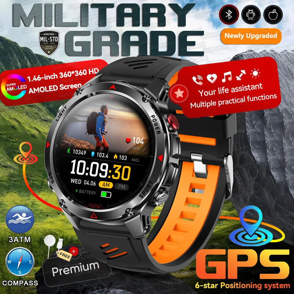 Forerunner 570 GPS Smart Watch 3ATM Waterproof  AMOLED Screen MULTI-BAND GNSS