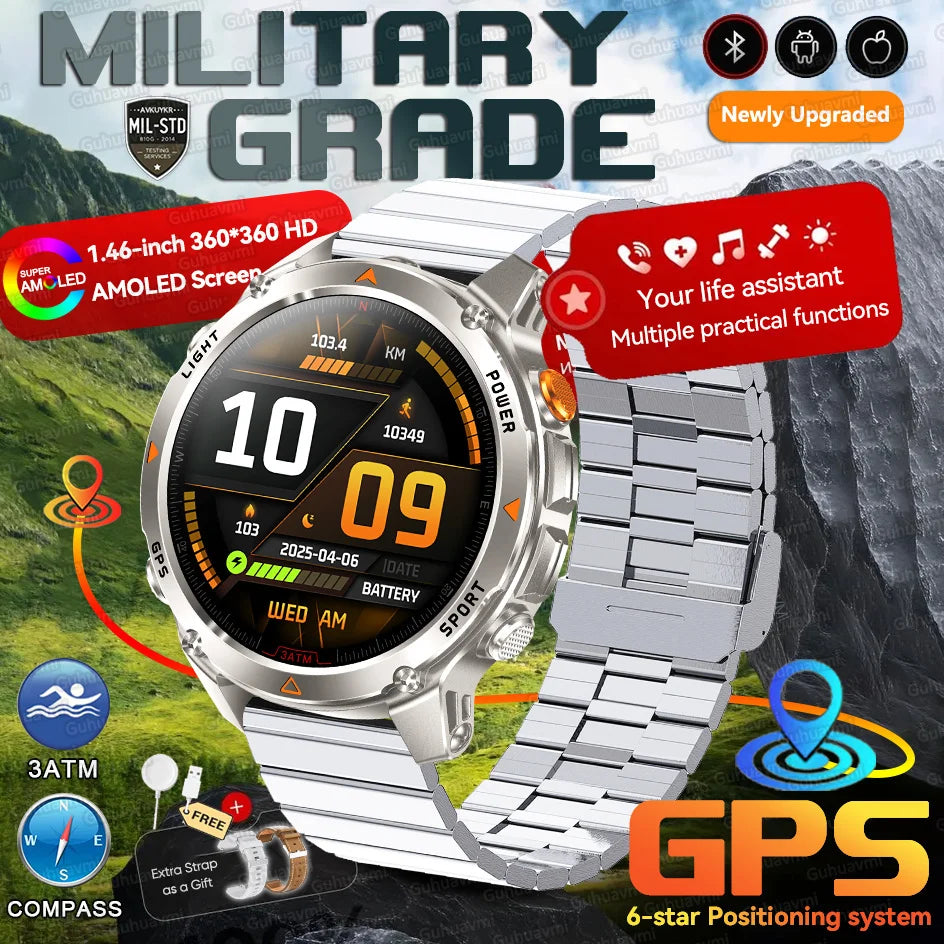 Forerunner 570 GPS Smart Watch 3ATM Waterproof  AMOLED Screen MULTI-BAND GNSS