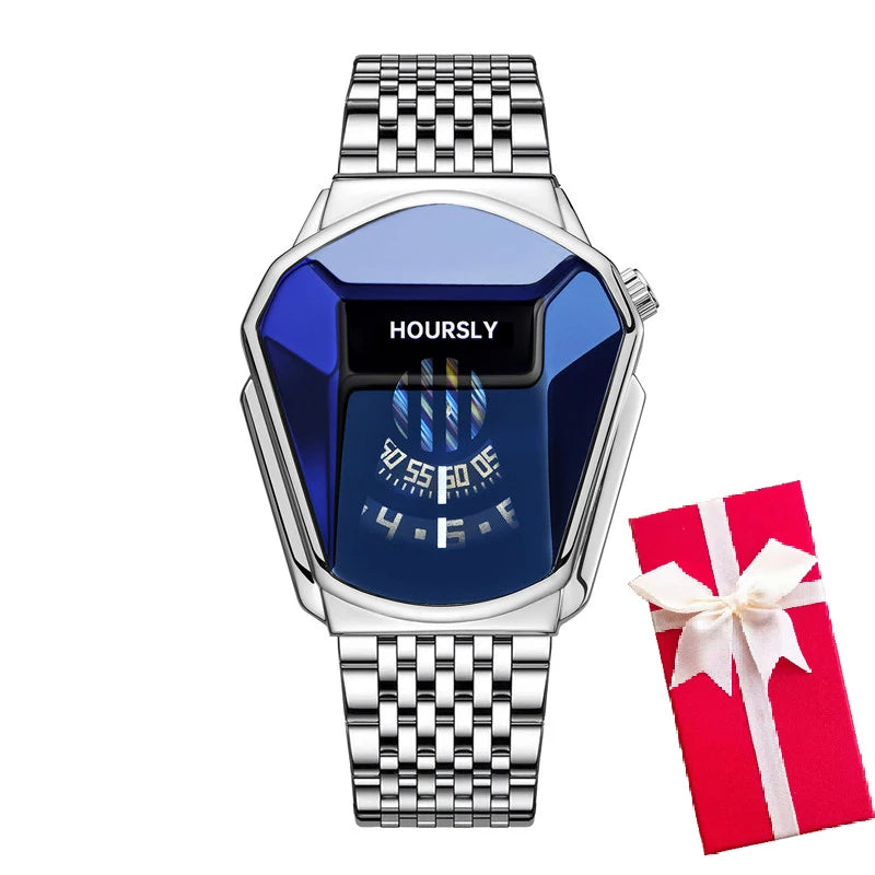 Men Wrist Watch Gold Luxury Brand Top Stainless Steel Band Fashion Quartz Watches for Men 2025 Relogio Masculino Male Clock