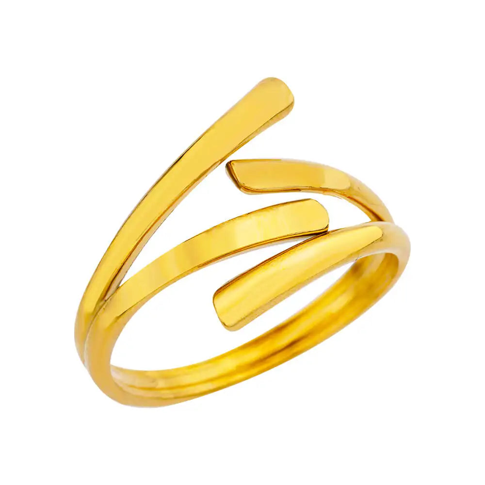 40 Style Rings for Women Stainless Steel Rings Classic Gold Color
