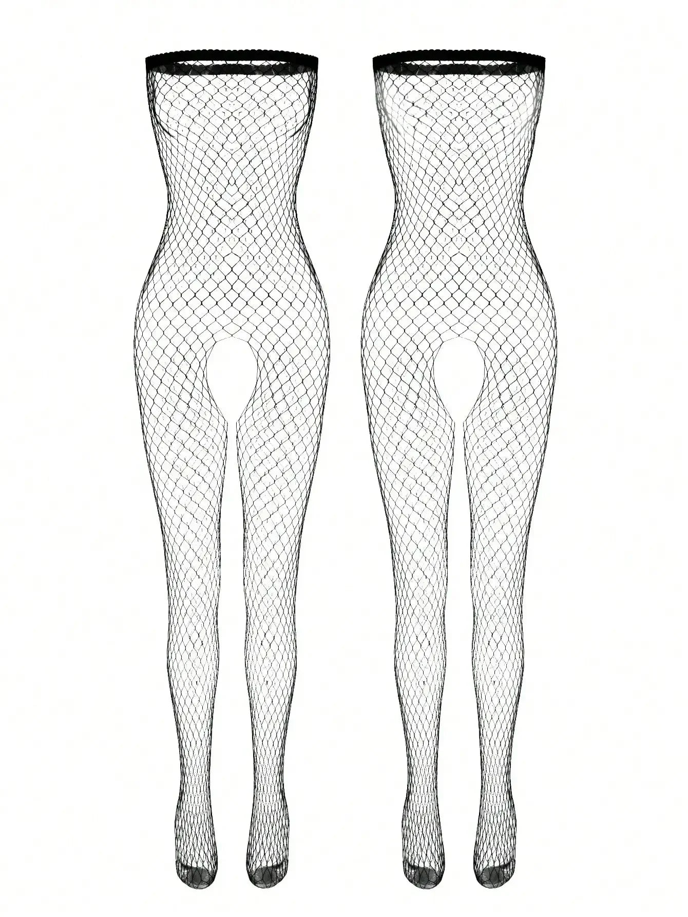 Lace Mesh Bodysuit - Elegant Lingerie Jumpsuit for Women