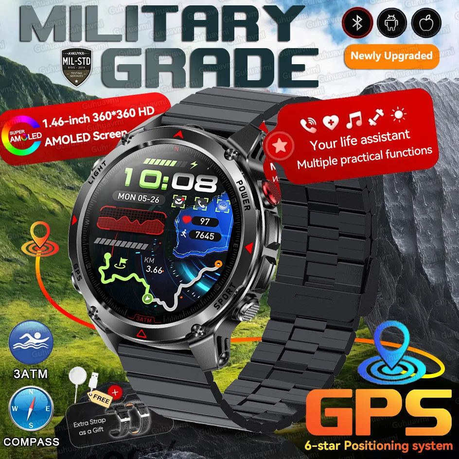 Forerunner 570 GPS Smart Watch 3ATM Waterproof  AMOLED Screen MULTI-BAND GNSS