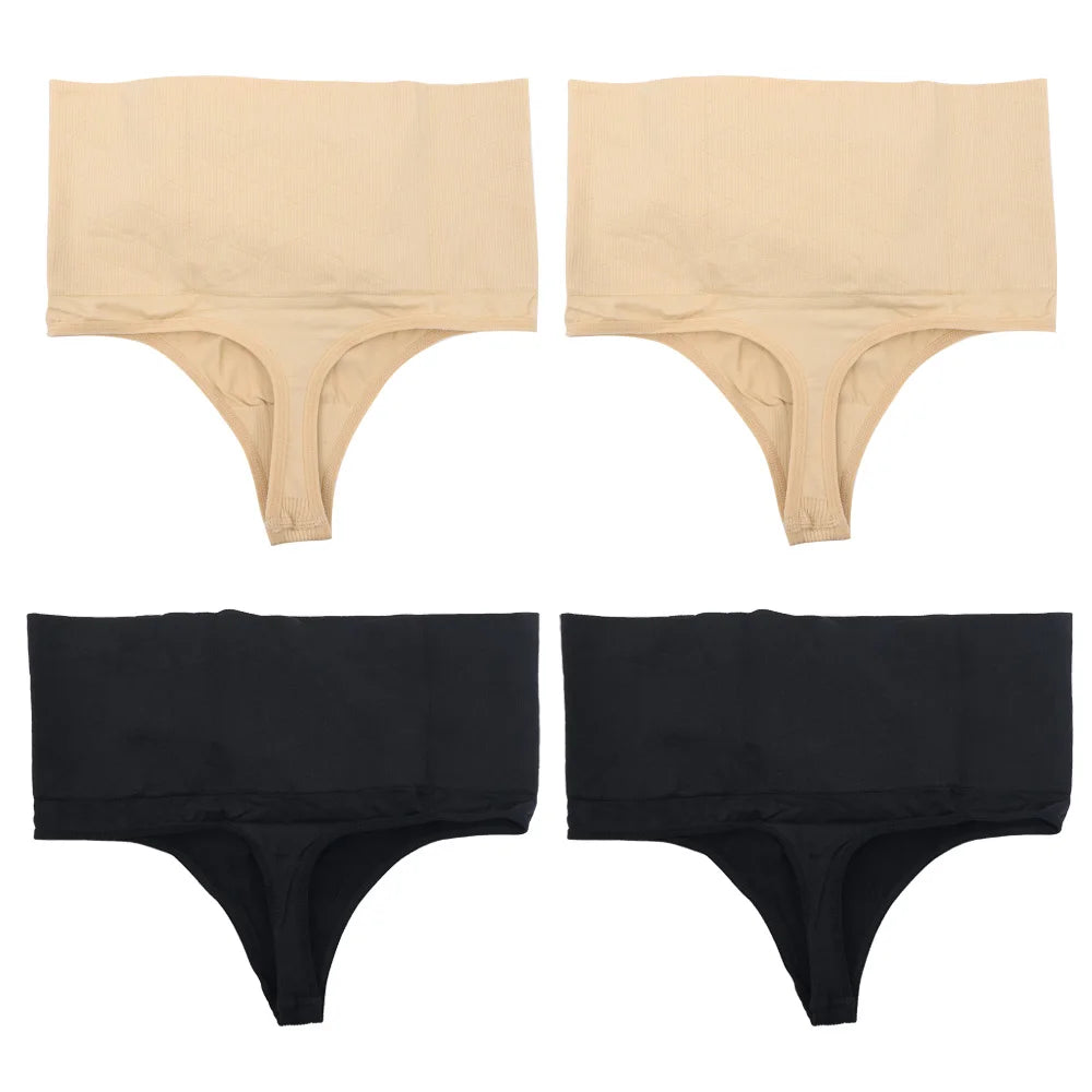 Sexy Women Thong String Shaper High Waist Tummy Control Panties Slimming Underwear Trainer Shaping Briefs Butt Lifter Lingerie