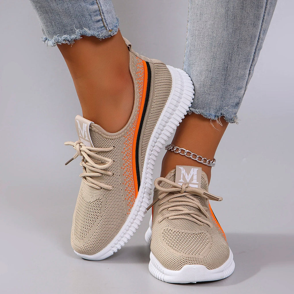 Women's summer breathable mesh flat shoes，women's shoes，casual sneakers shoes, clearance free shipping