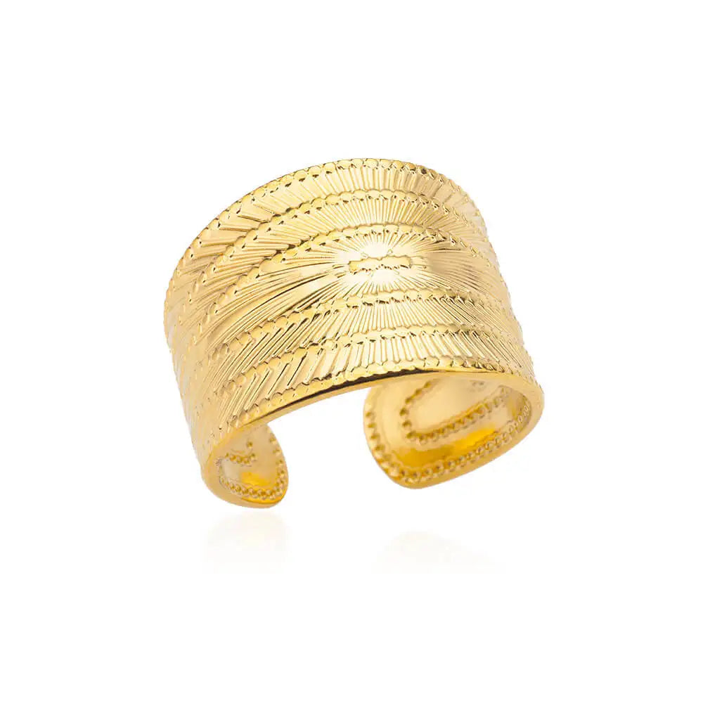 316L Stainless Steel Rings for Women Gold Color