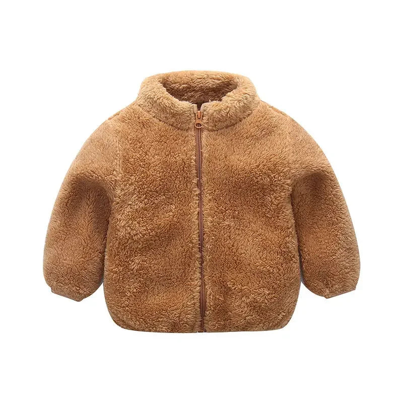 Kids Winter Coats 2025 New Children Outerwear Boy Warm Fleece Jacket Baby Girls Jackets for Autumn Spring.