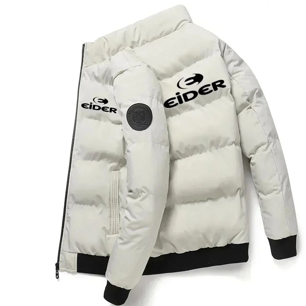 Men's Casual Cut - Windbreaker Eider Coat Parkas Men's Autumn/Winter New Thick Warm Mode Tiger Head Coat