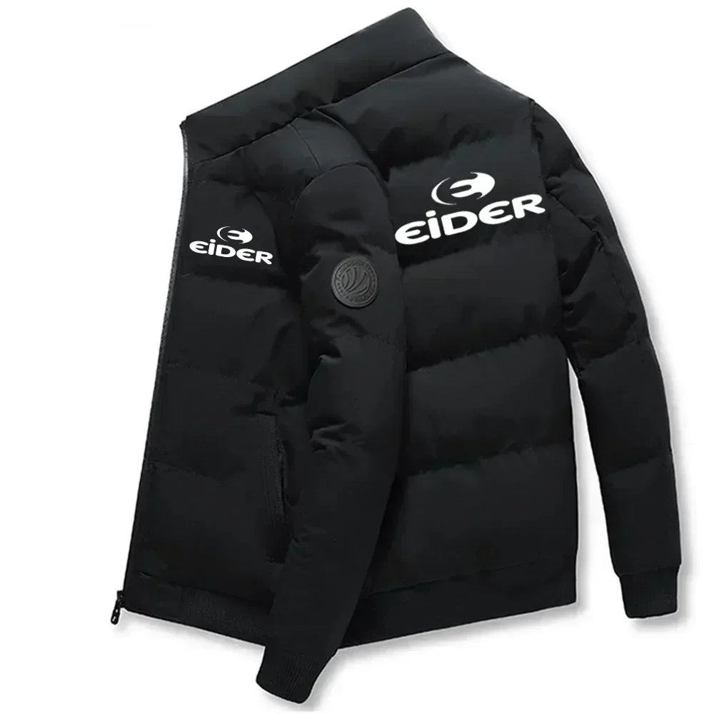 Men's Casual Cut - Windbreaker Eider Coat Parkas Men's Autumn/Winter New Thick Warm Mode Tiger Head Coat