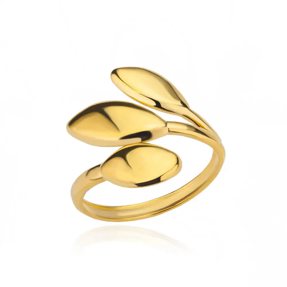 40 Style Rings for Women Stainless Steel Rings Classic Gold Color