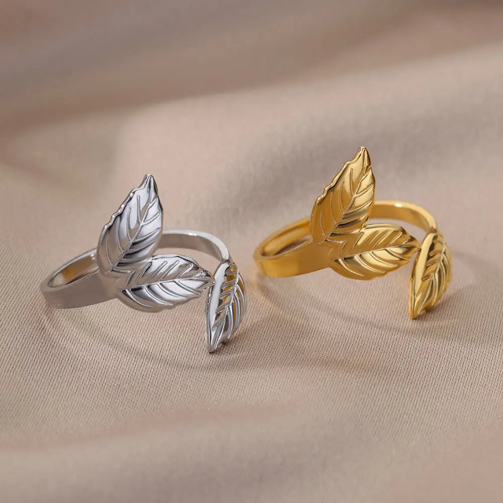 40 Style Rings for Women Stainless Steel Rings Classic Gold Color