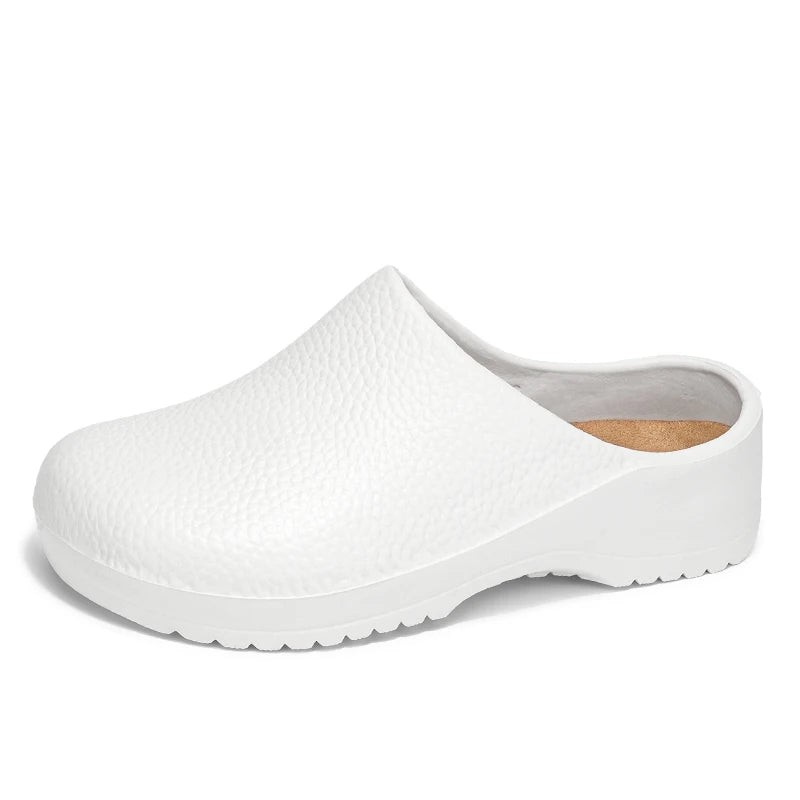 Men's and Women's Summer Breathable, Waterproof, Non-Slip Kitchen Shoes, Slip-On Beach Shoes, Toe-Toe Sandals and Slippers