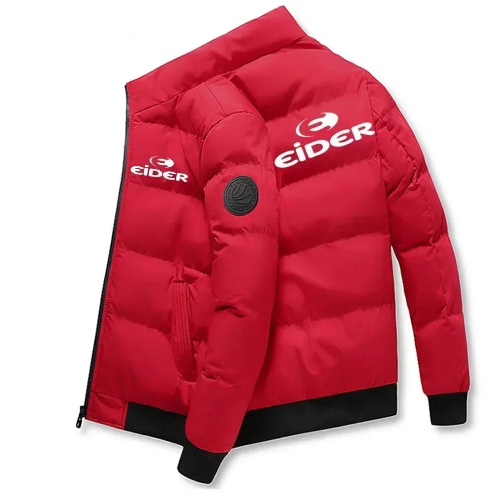 Men's Casual Cut - Windbreaker Eider Coat Parkas Men's Autumn/Winter New Thick Warm Mode Tiger Head Coat