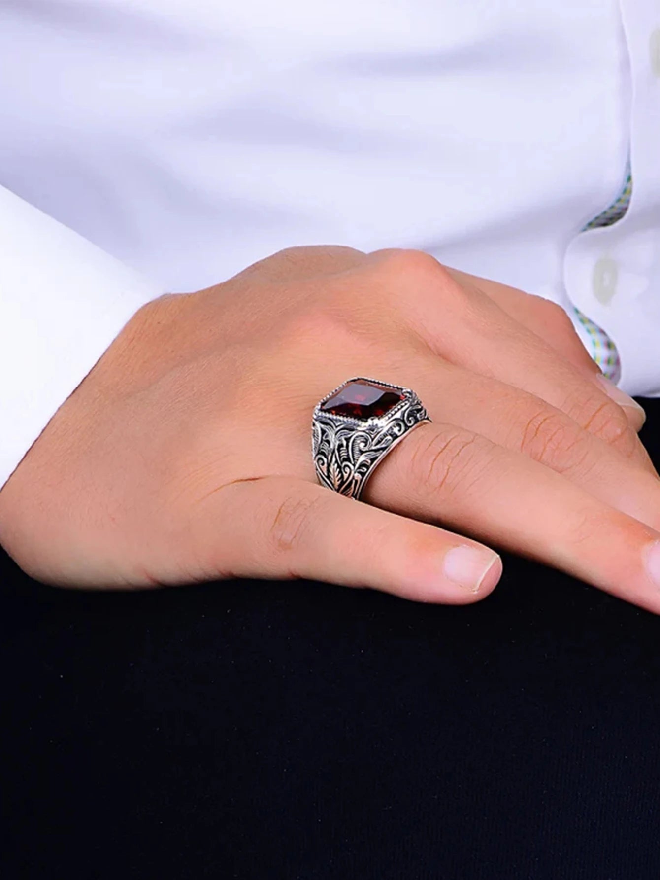 Vintage Handmade Turkish Signet Ring For Men & Women