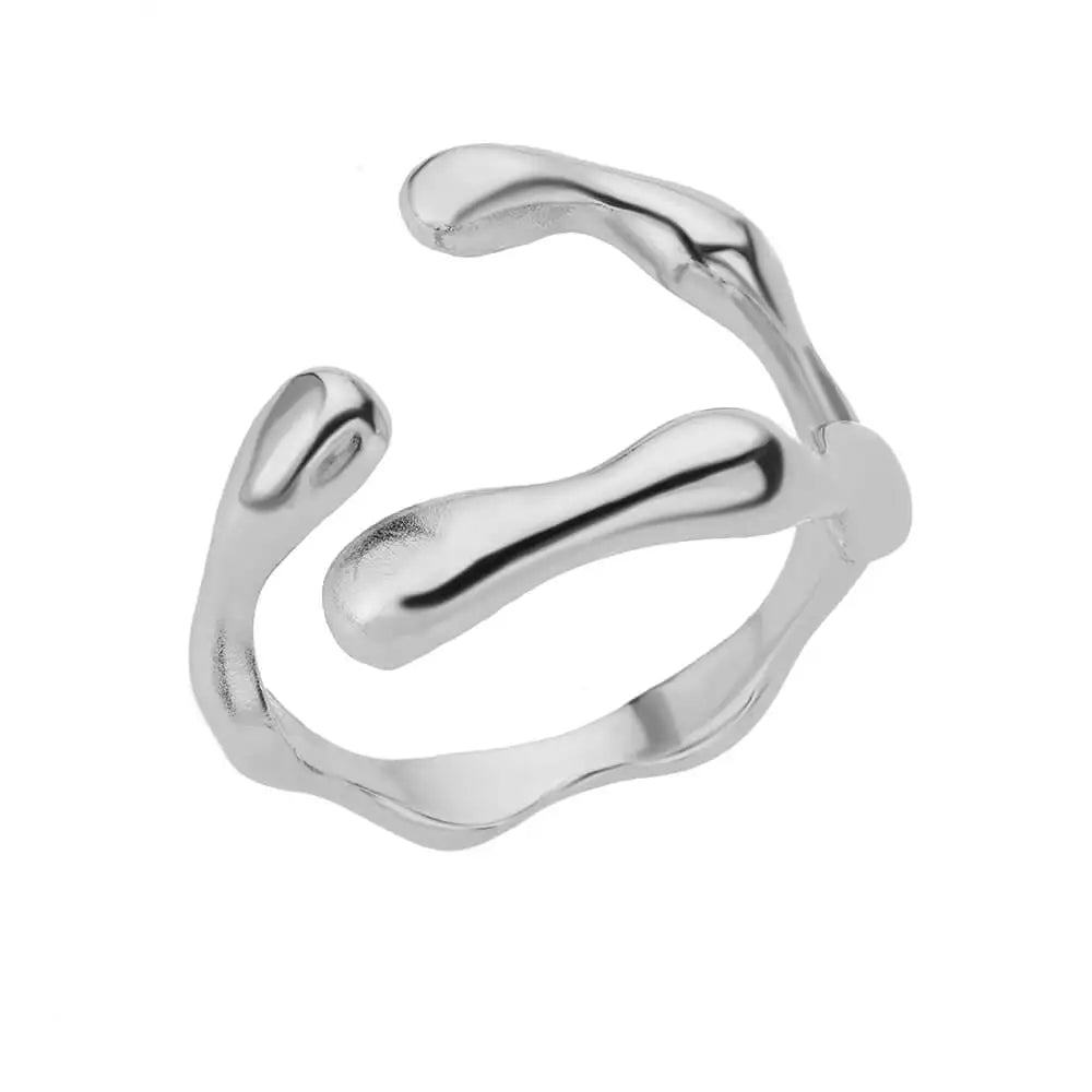 40 Style Rings for Women Stainless Steel Rings Classic Gold Color