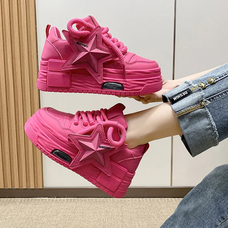 Women's Casual Sneakers Ladies Autumn New Breathable Vulcanized Sport Shoes Fashion Design Board Lightweight Women Canvas Shoes