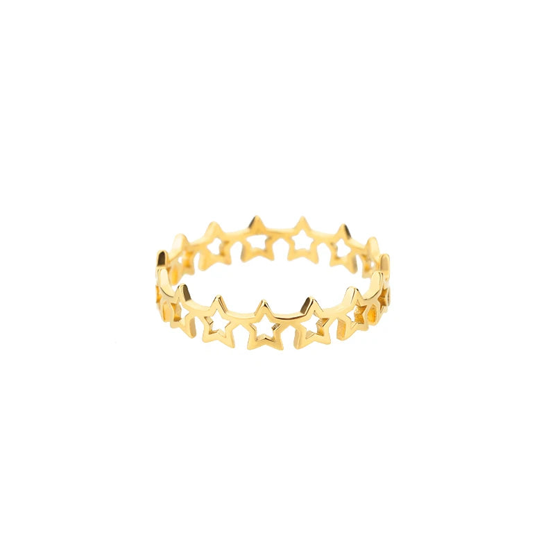 316L Stainless Steel Rings for Women Gold Color