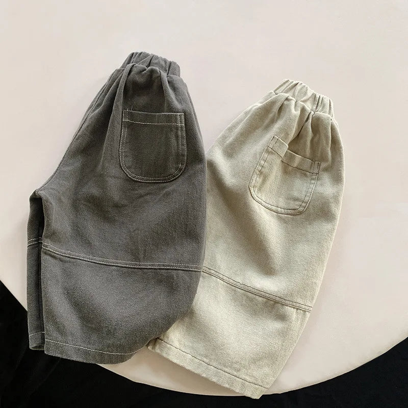 Children's Harem Pants Loose Kids Wide Leg Pants Fashion Baby Trousers Boys Girls Casual Pants Children Clothes 2025 Autumn