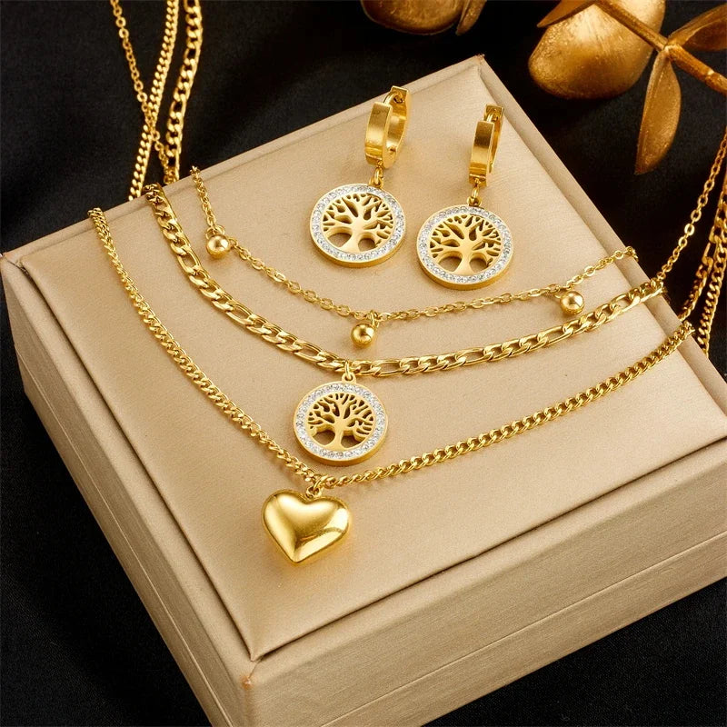 Tree of Love Jewelry Set