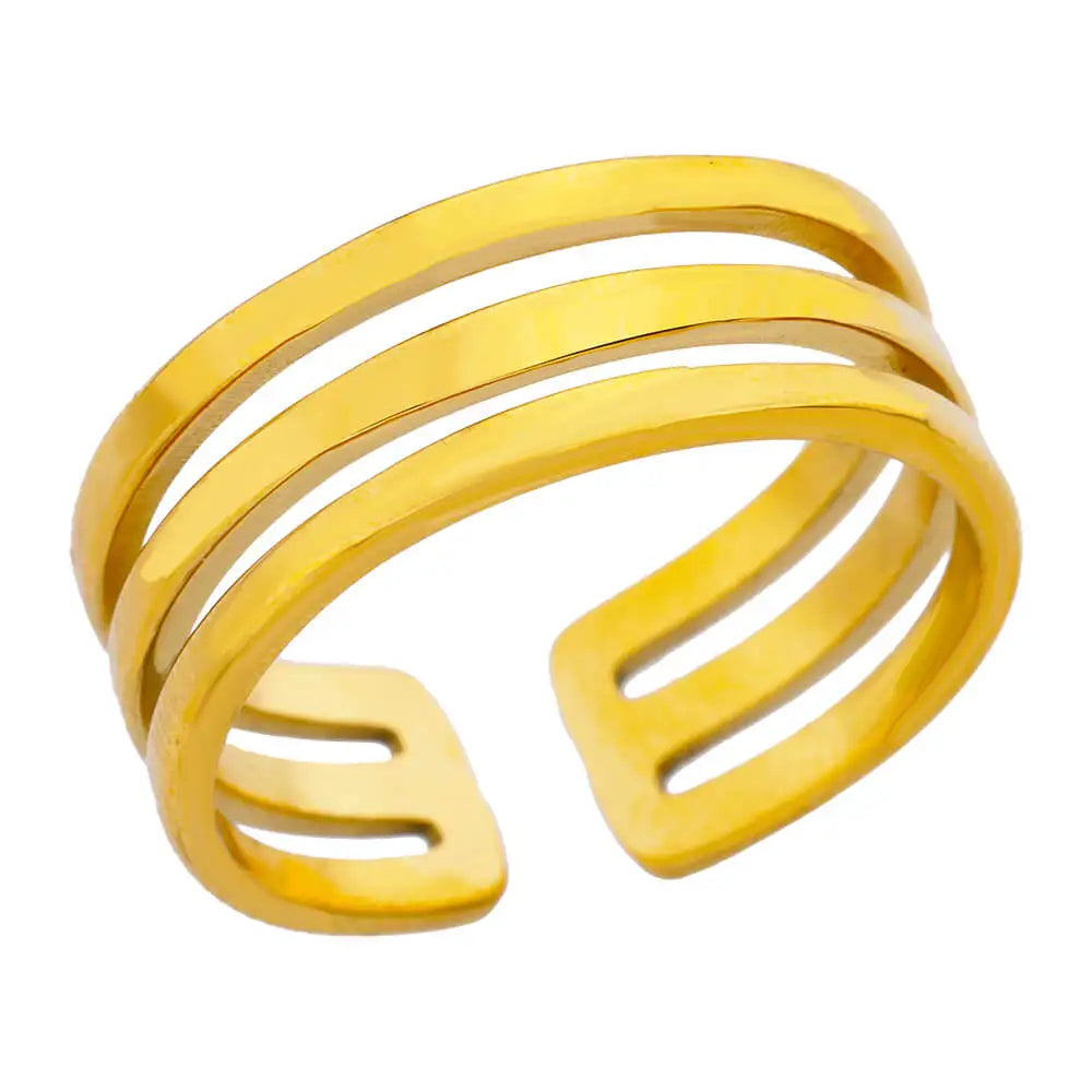 40 Style Rings for Women Stainless Steel Rings Classic Gold Color