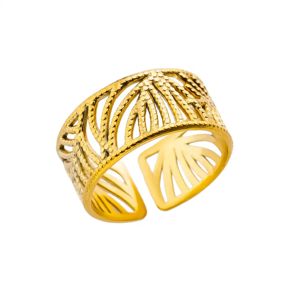 40 Style Rings for Women Stainless Steel Rings Classic Gold Color