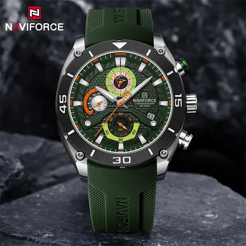 NAVIFORCE Sport Watch for Men Waterproof