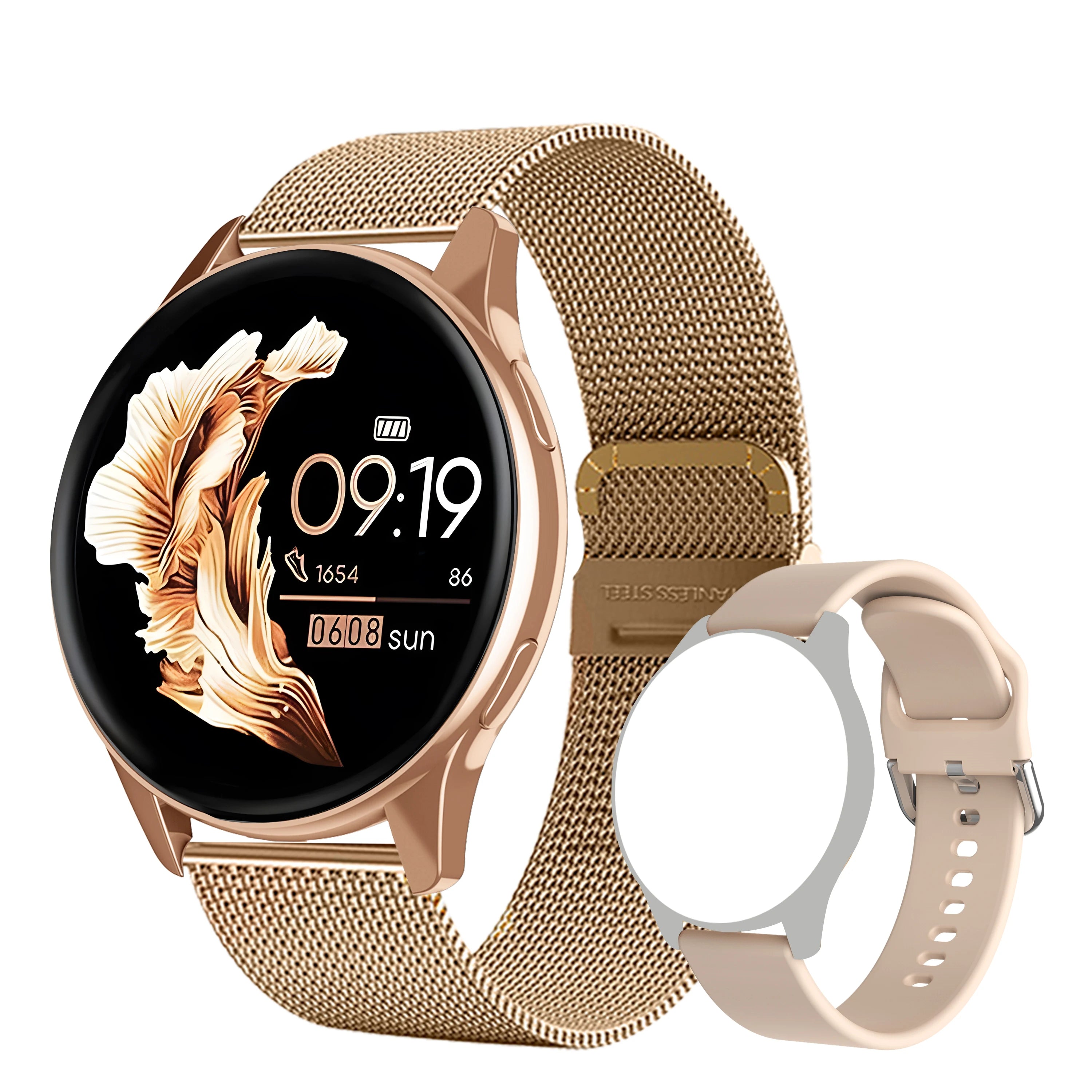 New Global Smartwatch for Android/IOS Phone Wireless Call Answer Heart Rate Blood Pressure Monitoring Message Push for Men Women