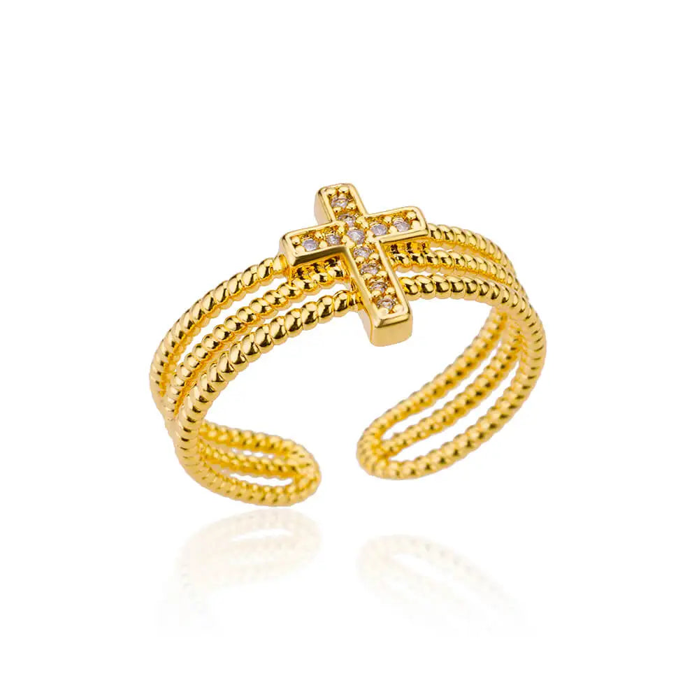 316L Stainless Steel Rings for Women Gold Color