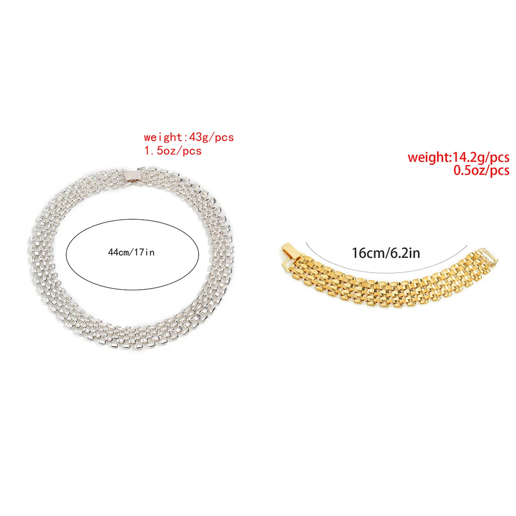 Exaggerated Cuban Chunky Thick Chain Necklace for Women High Quality