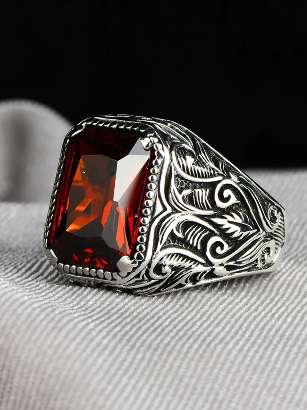 Vintage Handmade Turkish Signet Ring For Men & Women