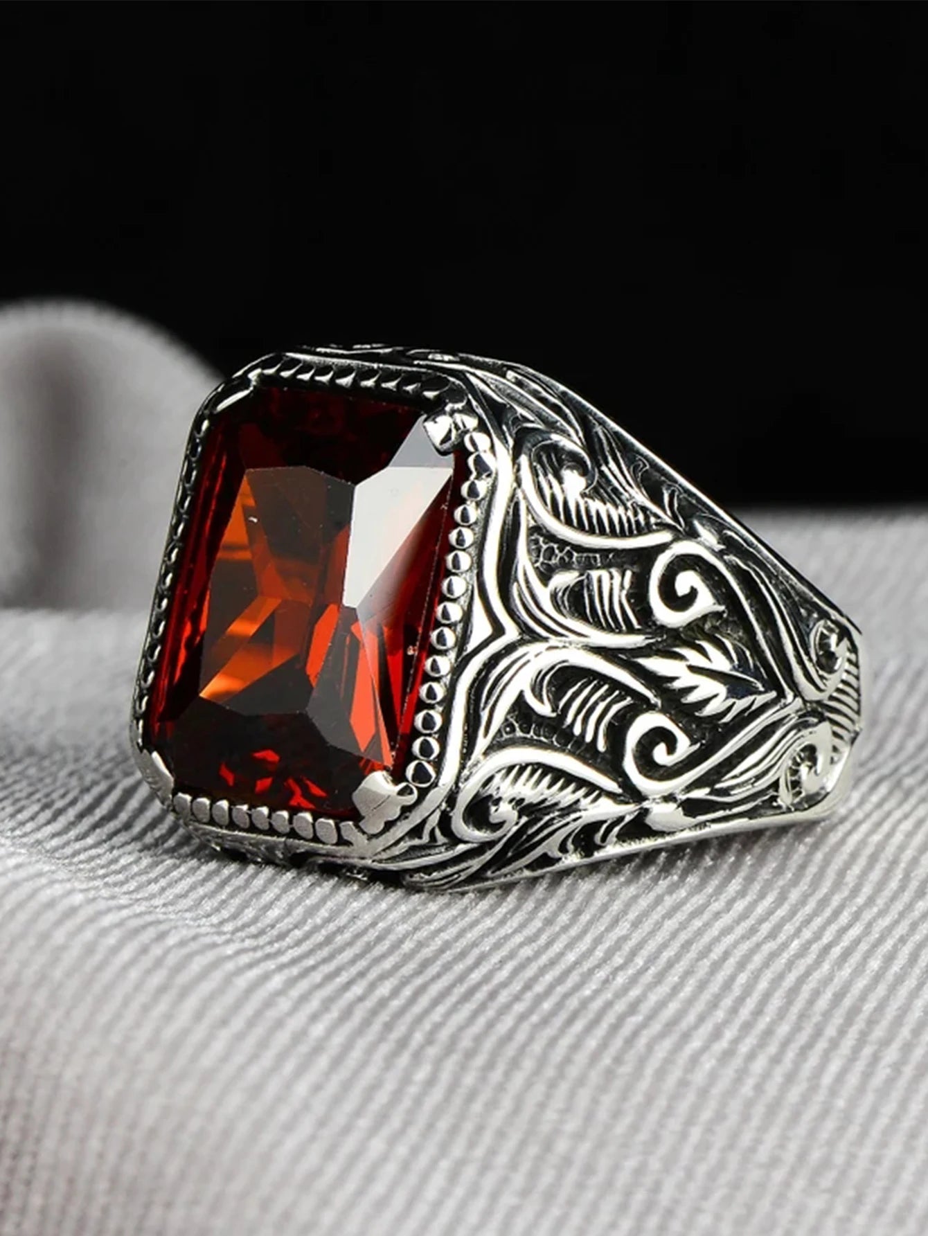 Vintage Handmade Turkish Signet Ring For Men & Women