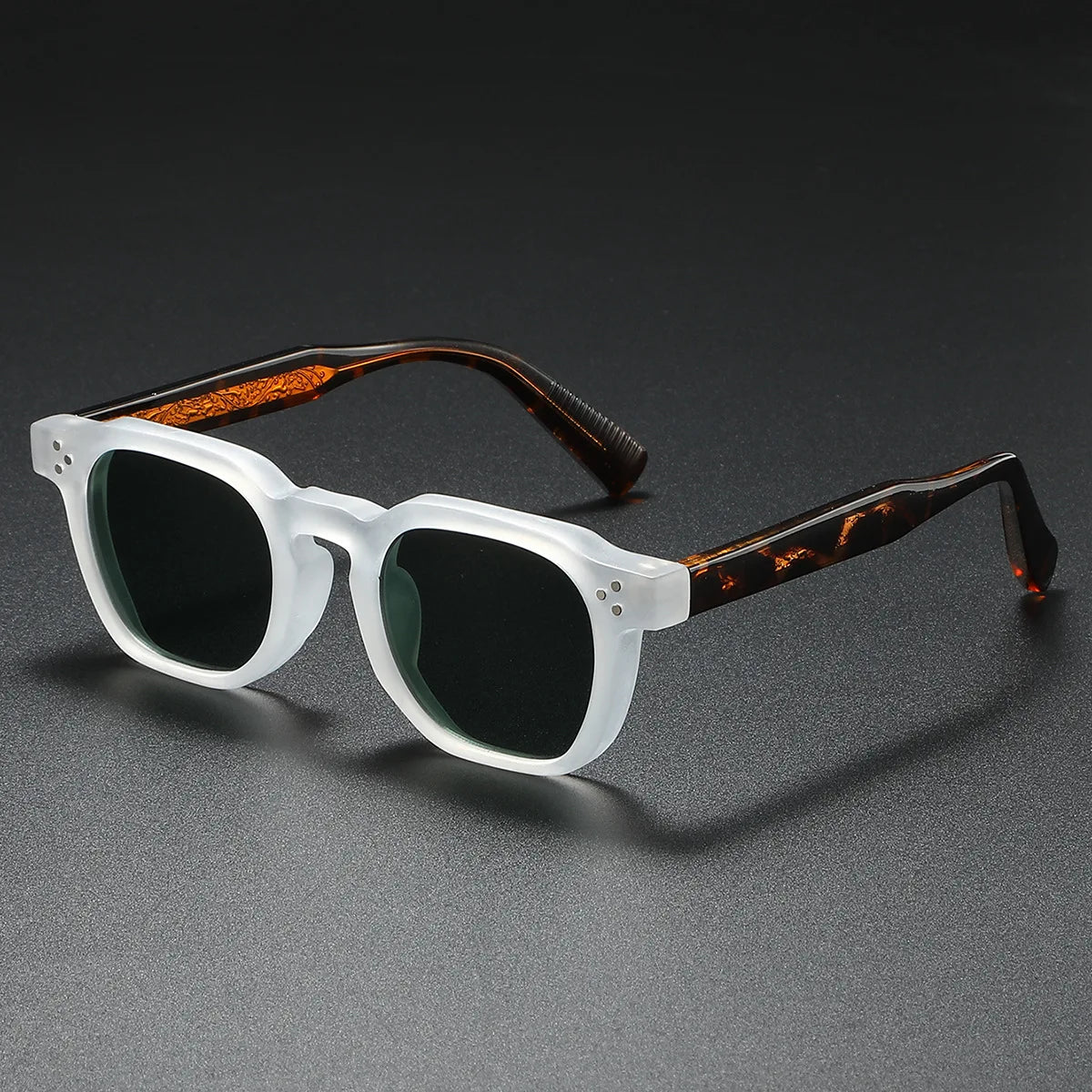 New Polarized Sunglasses Unisex Metal Core CP Square