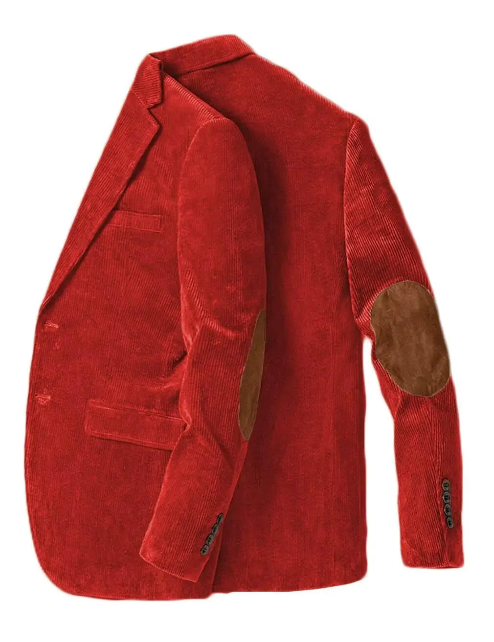 Men's Corduroy Blazer Business Casual Jacket with Elbow Patch Spring Fall Sport Coats Fashion Casual Single Breasted Men Jacket