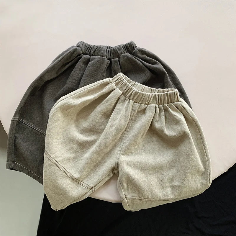 Children's Harem Pants Loose Kids Wide Leg Pants Fashion Baby Trousers Boys Girls Casual Pants Children Clothes 2025 Autumn