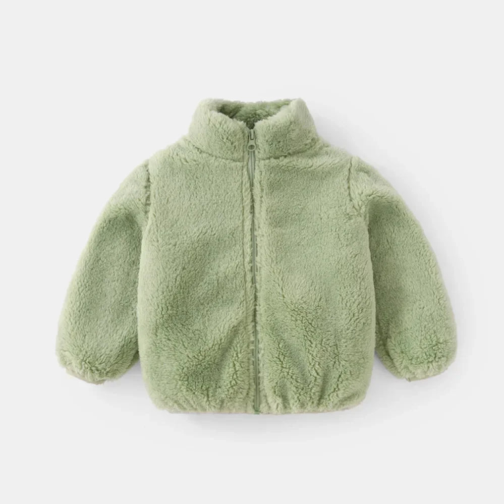 Kids Winter Coats 2025 New Children Outerwear Boy Warm Fleece Jacket Baby Girls Jackets for Autumn Spring.