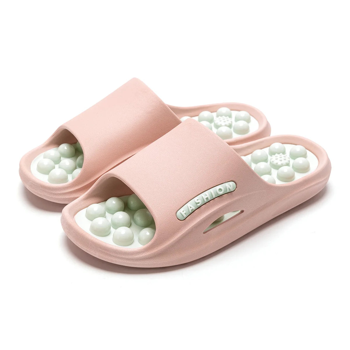 Summer Women Massage Slippers PVC Non-slip Unisex Home Slippers Comfortable Lightweight Indoor Outdoor Slides